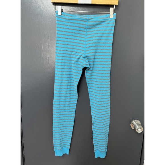 HANNA ANDERSSON Blue Gray STRIPE PAJAMA PANTS ADULT UNISEX SIZE 150cm US12 - Picture 4 of 4